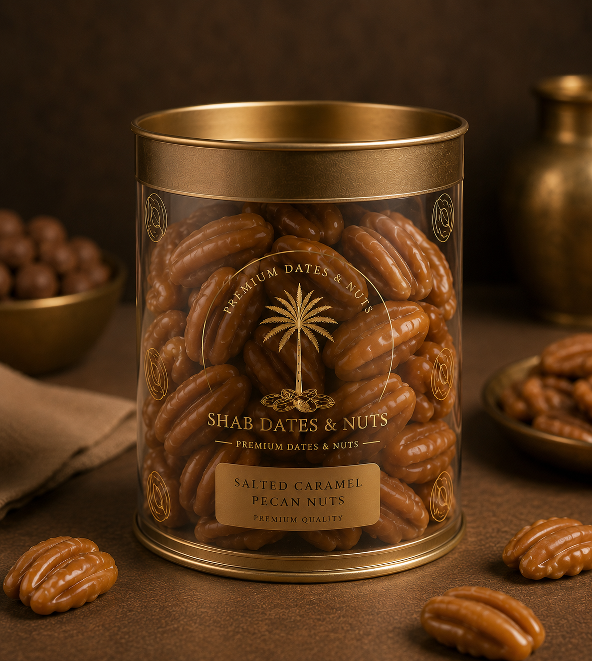 Salted caramel Pecans